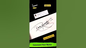 Ramkumar Name Signature Style | Ramkumar Unique Signature | R Letter Style #signature #art