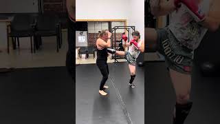 Muay Thai defense against the rear kick to the body / catch with Ajarn Samuel Adams Ohana Muay Thai