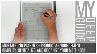 MDG Meeting Planner - Simplify, Centralize, and Organize Your Meetings With Ease! screenshot 1