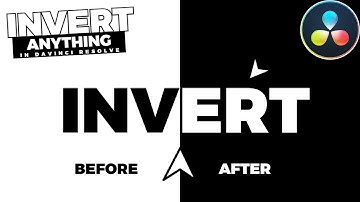 How To INVERT COLORS In Davinci Resolve