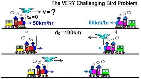 Physics: Ch 2A - Test Your Knowledge: Motion in 1-D (1 of 10) The VERY Challenging Bird Problem: 1/4