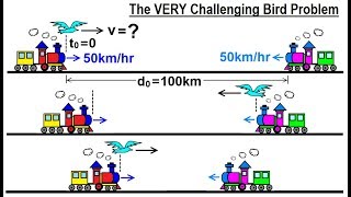 Physics: Ch 2A - Test Your Knowledge: Motion in 1-D (1 of 10) The VERY Challenging Bird Problem: 1/4