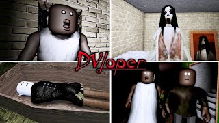 DVloper All Games In Roblox Multiplayer Full Gameplay | Granny Chapters And Slendrina Games Roblox