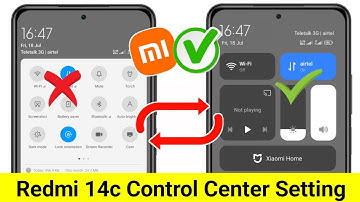 Redmi 14C Enable HyperOS Control Center | (Full Guide) Now Get HyperOS features Control center style