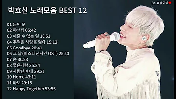 광고없이 듣는 박효신노래모음 BEST 12곡 