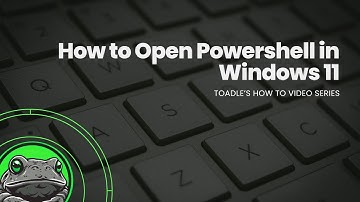 How to Open Powershell in Windows 11