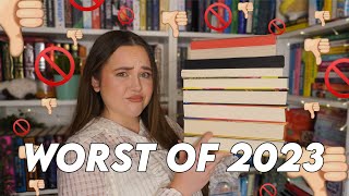 my WORST BOOKS of 2023! 👎🏻 these books sucked