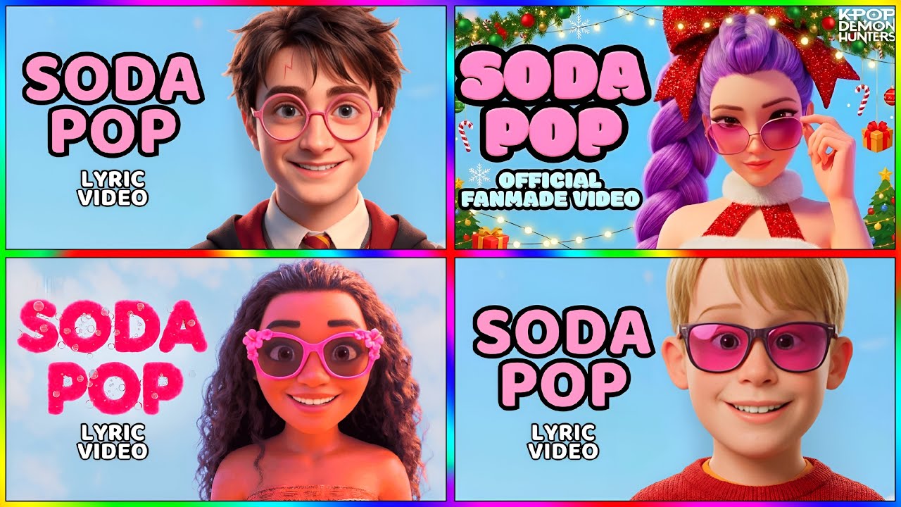 HARRY POTTER 🆚 HUNTRIX 🆚 MOANA 🆚 HOME ALONE x SODA POP 🎶🎵 Who Is Best! #29