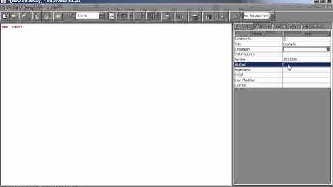 Pathvisio MIM Plugin - Adding Diagram Metadata