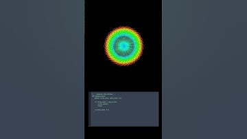 Color Changing Mandala with Python Turtle 🐢 🎨 #shorts