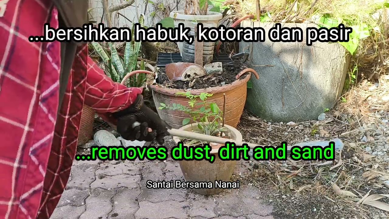 Susun pasu kompos/lain aktiviti taman (Potscaping compost pots/other garden activities)