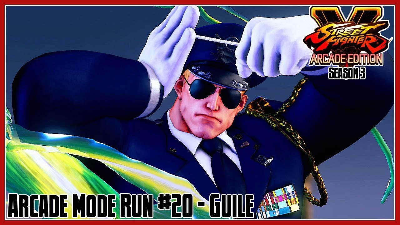 Street Fighter V: Arcade Edition - Arcade Mode Run #20: Guile