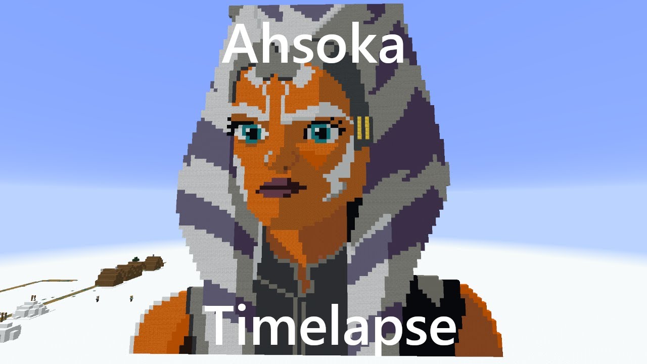Building Ahsoka from Star Wars In Minecraft (Timelapse) - YouTube