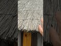 Як виглядає кріплення плитами з очерету на даху ресторану