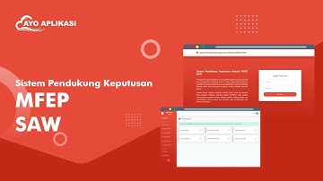 Source Code Aplikasi Sistem Pendukung Keputusan (SPK) Perbandingan Metode MFEP Dan SAW