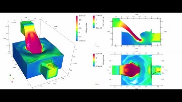 OpenFOAM tutorial case | interIsoFoam | iobasin | Results Animation | CFD for Water