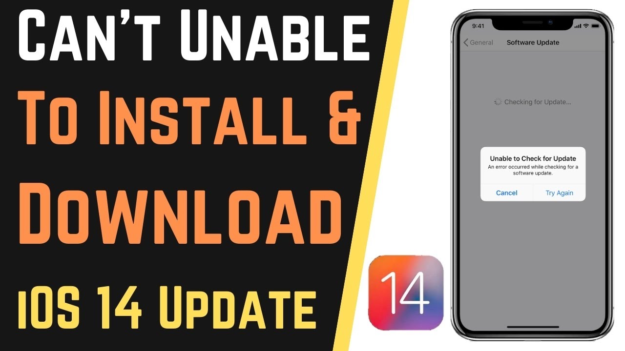 Can't Unable To Install & Download iOS 14 Update On iPhone & iPad ...