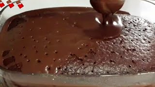 Bizcocho de Chocolate Mojado en Chocolate 🍫🍫🍫😋