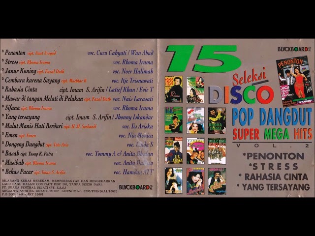 15 Seleksi Disco Pop Dangdut Super Mega Hits Vol.2 class=