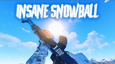 Rust - The Luckiest & Fastest Snowball ever | 1000+ Hours experience