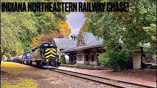 A Chase Of The Indiana Northeastern Railway Between Jonesville, MI And Fremont, IN! 10-23-25