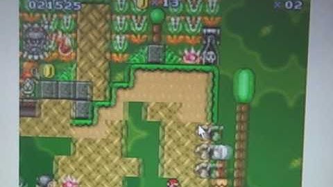 Super Mario Flash Custom Level: Hold right