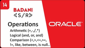 #14 Operators In SQL (Hindi) || Arithmetic Operators || Logical Operators || Comparison Operators