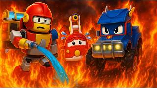 🔥 No! Babies Are Missing! Hurry Robot Firetruck & Super Monster Truck! 🚒| Robofuse