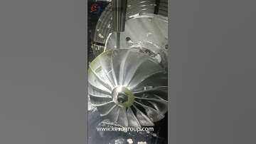 Turbine blade CNC machining