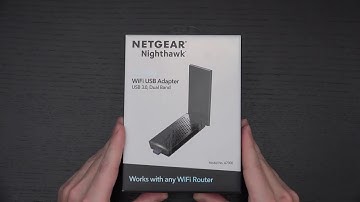 Netgear Nighthawk 1900 USB 3.0 WiFi Adapter Unboxing