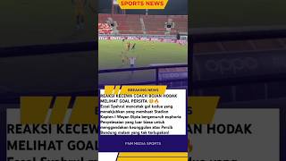 Goal Persita Ke Gawang Persib Membuat Reaksi Coach Bojan Hodak Kecewa Berat