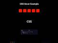 Css Hover Example #coding #css
