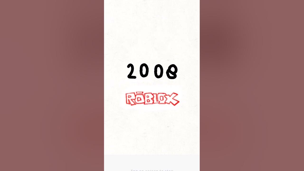 Roblox 2023 to 2009 logos evolutions #roblox #robloxlogo #robloxnew #r, roblox in 1989