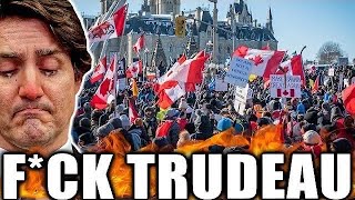 FREEDOM CONVOY Protestors BRUTALLY DESTROY Justin Trudeau