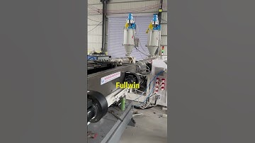#extruder #machine #plastic how to get the 110mm double wall corrugated pipe ?see below vedio 🌹