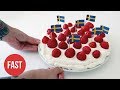 Baking a swedish cake  slow swedish with subtitles