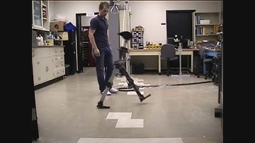 Actuated Dynamic Walking using Switching Impedance Control