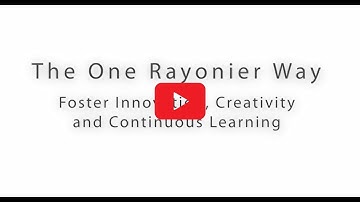 One Rayonier Way: Foster Innovation, Creativity & Continuous Learning