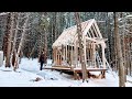 CABIN in the WOODS Build! | HAND Digging & Setting Foundation Ep1