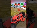 Big &amp; Small vs Chain Barrier Two Trucks #shorts #gaming #viral