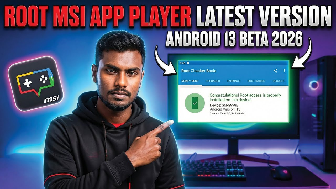 Как получить root-права в MSI App Player на Android 13 Beta (последняя версия 2026 года)