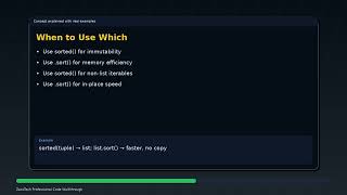 Python's sorted() Returns None Here's Why