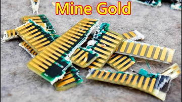 How To Mine Gold From Electronics components | World Wide e-waste