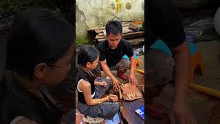 आज तो भाई ने लड़की को रुला दिया 😭😭~mini wood toy|woodworking art skills/ hand crafts/#shorts