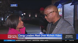 Boston clergy leaders meet over Tyre Nichols video