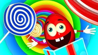 Magic 3D Indoor Playground In Colorful Tunnel - Mr Eggie Learning Colors for kids eggs and surprise. screenshot 3