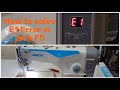 Jack F5 Sewing Machine E1 Error Jack F5 Sewing Machine E1 Error