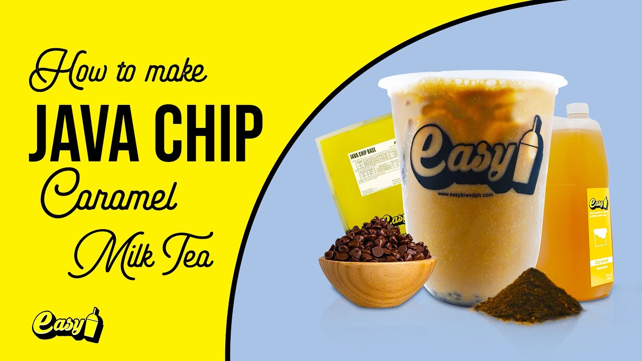 How to make Java Chip Caramel Milk Tea | EASYBRAND | - YouTube