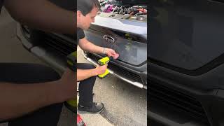 How To Install Front License Plate Subaru Solterra