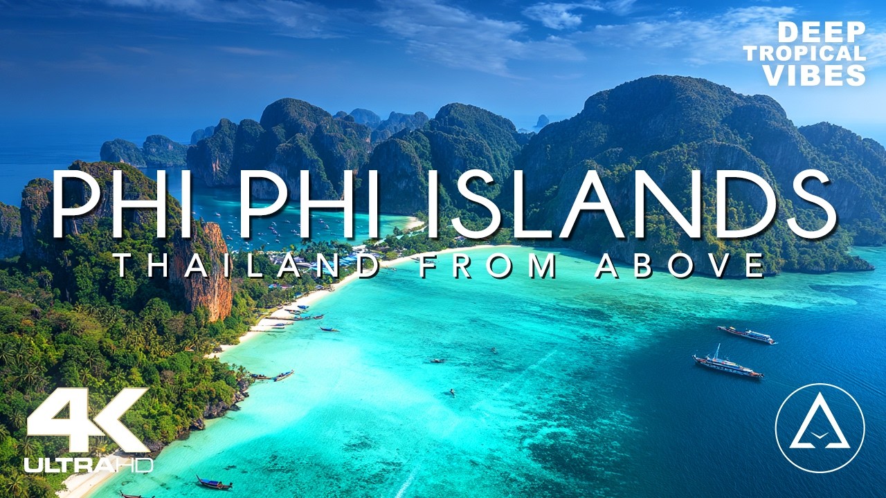 A Cinematic Drone Journey Over Phi Phi Islands, Thailand